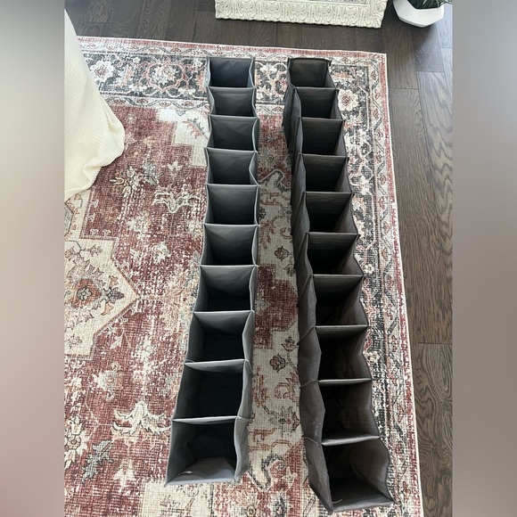 Set of 2 Hanging Shoe Racks - Picture 1 of 6